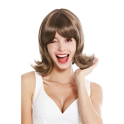Image de WIG ME UP GFW1326 18 Perruque dame courte pointes recourbées années 50 60 retro brun