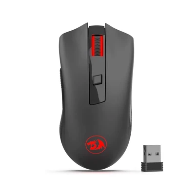 Image de Redragon M652 Souris Optique sans Fil 2.4G avec récepteur USB, de Bureau et Jeu Portables, 5 Niveaux DPI Ajustables, 6 Boutons