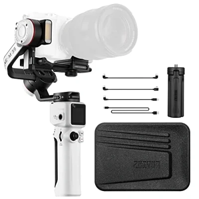 Image de Zhiyun Crane M3S Gimbal Portatif Stabilisateur 3 Axes Tout en Un pour Appareils Photo sans Miroir comme Sony,Canon,Smartphone iPhone,Sumsung,Caméras d&#039;action Gopro(Ver améliorée 2023)