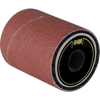 Image de Fartools Rouleau caoutchouc + machon abrasif grain A80 Ø60mm L 60mm pour poncer
