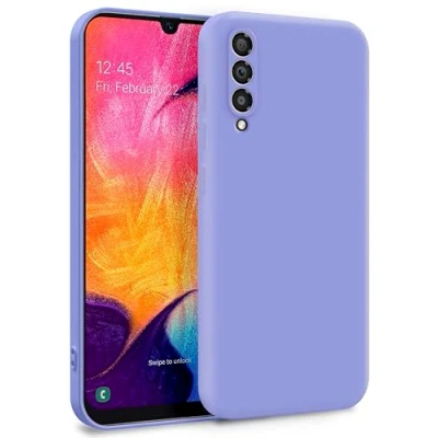 Image de MyGadget Coque pour Samsung Galaxy A50 Case Protection Rigide Anti Choc avec Doublure Microfibre Lila