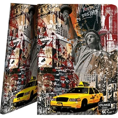 Image de Grafoplás 1332446 Classeur de 30 pochettes transparentes A4 Couvercles polypropylène New York Collection Cities