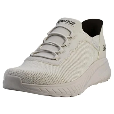 Image de Skechers Hands Free Slip ins Bobs Squad Chaos Daily Hype Baskets à enfiler mains libres pour homme, naturel, 42 EU