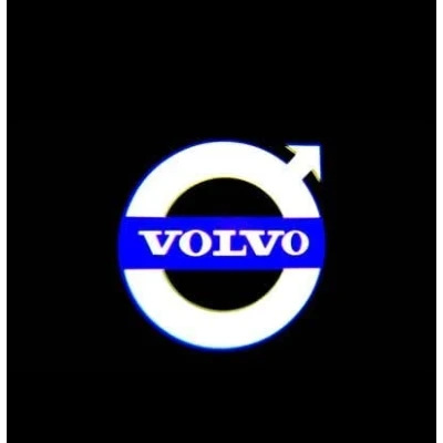 Image de GRFIT 2 PIÈCES Lumières de bienvenue projecteur d&#039;éclairage logo porte LED, pour Volvo XC60 XC40 XC90 S60 S90 V60 V40, décoration lumineuse laser porte,A