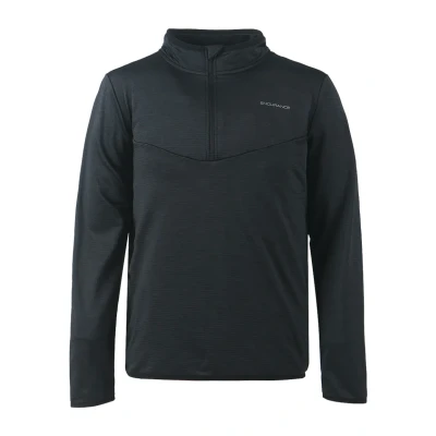Image de Endurance Waffle Melange Midlayer T. M Noir Chemise de course, Taille M, Confort et Performance
