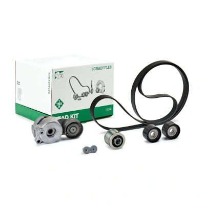 Image de INA 529 0050 20 Jeu de courroies trapézoïdales à nervures avec poulie débrayable MERCEDES BENZ: Viano, Vito Mixto, Classe ML, JEEP: GRAND CHEROKEE 3