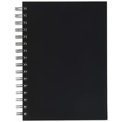 Image de Honsell Carnet de Croquis à Spirale avec Couverture Rigide Format A5 portrait 100 feuilles 110 g/m² Papier Pur Gomme, sans Acide et résistant au vieillissement, Noir/Blanc