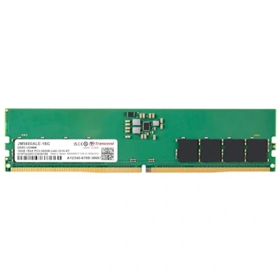 Image de Transcend JetRam JM5600ALE 16G module de mémoire 16 Go 1 x DDR5 5600 MHz ECC Neuf