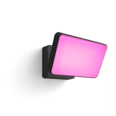 Image de Philips Hue White &amp; Color Ambiance Projecteur Extérieur DISCOVER Aluminium Noir, fonctionne avec Alexa, Google Assistant et Apple Homekit