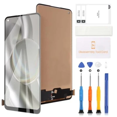 Image de Écran LCD pour Realme 9 PRO+ 6.4&quot; Oppo PRO Plus RMX3392 RMX3393 Tactile Digitizer Assemblée Kit de Remplacement avec Outil Noir Version TFT Highlight)