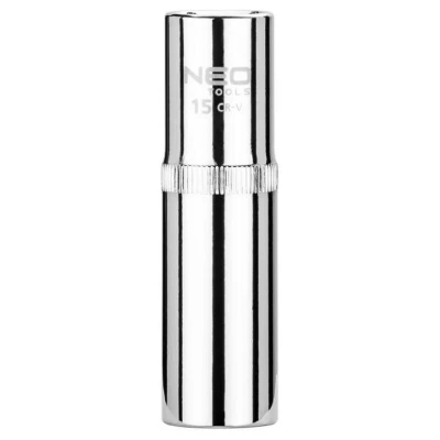 Image de NEO TOOLS 08 074 Clé à douille 1/2 3124 15 mm Acier chrome vanadium dodécagonal