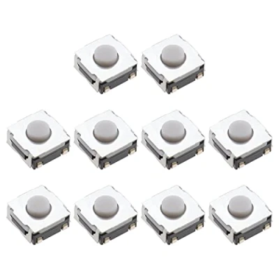 Image de VGOL Lot de 10 boutons clé rechange compatibles avec Renault Clio Kangoo Megane Modus Twingo Traffic Master