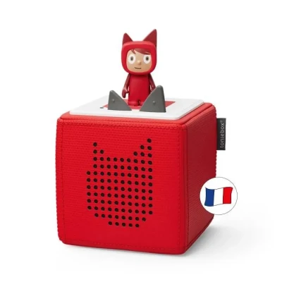 Image de tonies Mon Premier Coffret Toniebox Rouge + 1 Figurine Tonie Créatif, boîte à Histoire &amp; Musique pour Enfant 3 7 Ans, conteuse d&#039;histoire Robuste Facile Utiliser avec Collectionner