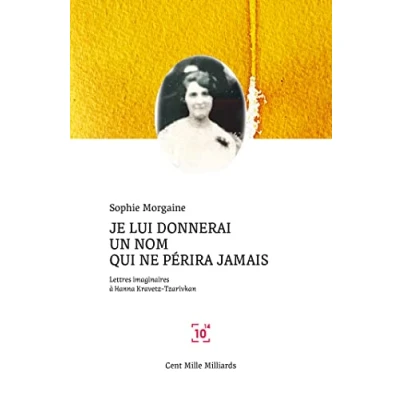 Image de Je lui donnerai un nom qui ne périra jamais: Lettres imaginaires à Hanna Kravetz Tzarivkan