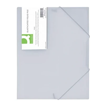 Image de Q Connect A4 à Chemise élastique Transparent