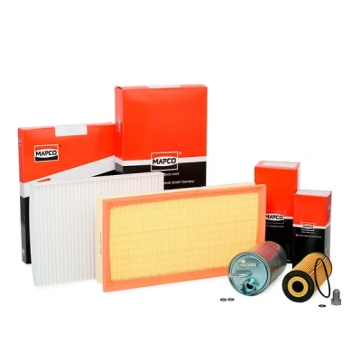 Image de MAPCO 68803 Kit de filtres avec filtre à air cinq pièces VOLKSWAGEN: Golf 4, New Beetle 3/5 portes, Bora Variant, AUDI: A3 portes