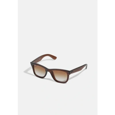 Image de Ray Ban Wayfarer Reverse Unisex Lunettes de soleil, Taille: 50, Brown