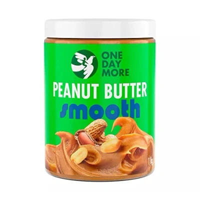 Image de OneDayMore Crème Onctueuse de Cacahuètes 1kg Beurre Cacahuète Protéine Peanut Butter Cacahuete Sans Sucre Pate Smooth Crunchy