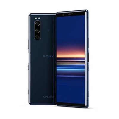 Image de Sony Xperia 5 Smartphone débloqué 4G (Ecran 21: 9 Cinemawide OLED de 6, 1&quot; 128 Go Double SIM Android Pie) Bleu