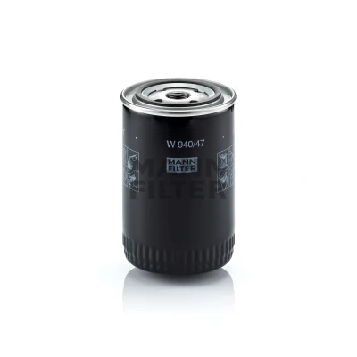 Image de MANN FILTER W 940/47 Filtre à huile 3/4 16 UNF avec un clapet de non retour vissé