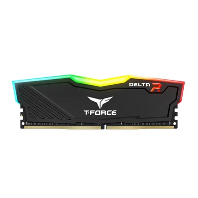 Image de TEAMGROUP Team T Force Delta RGB DDR4 Gaming Memory, 2 x 16 GB, 3200 MHz, 288 Pin DIMM, Black