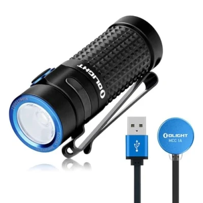 Image de OLIGHT S1R Baton II Lampe Torche Puissante 5 Modes d&#039;Éclairage, Mode Stroboscope 1000 Lumens 145M de Poche pour Camping,Randonée,Ménage,Recherche,Urgence Étanche IPX8
