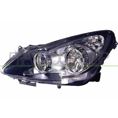Image de PRASCO OP0344914 Phares gauche H7, H1 noir sans commande pour correcteur de site projecteur OPEL: Corsa D 3/5 portes