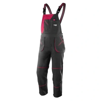 Image de NEO TOOLS salopette de travail pour femme ou ensemble avec veste et Taille S à XXL Design tendance Pantalon bretelles élastiques, poches compensées, renforcées,