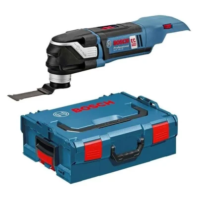 Image de Bosch Professional 18V System découpeur ponceur sans fil GOP 28 (angle d’oscillation : 1,4, avec 1 lame plongeante StarlockPlus, batterie ni chargeur, dans L BOXX 136)