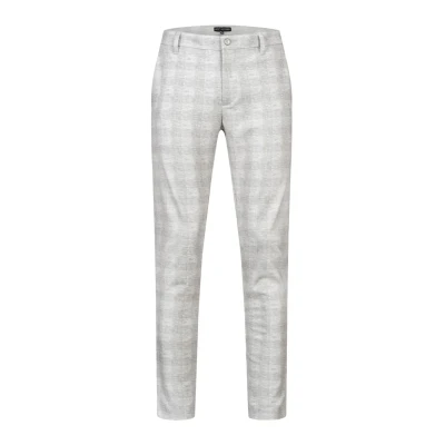 Image de Jeff LEO Chino, Homme, Taille: 31x30, Grey check