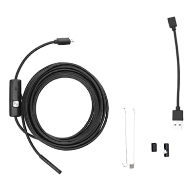 Image de 5M Endoscope Industriel 6 LED 5.5mm Micro USB Borescope Adaptateur Port Kit Compatible avec Android PC