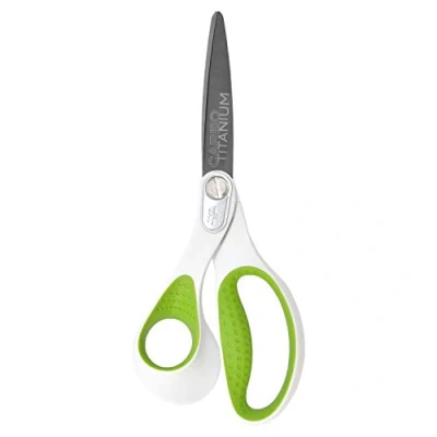 Image de Westcott 16935 Lefty Ciseaux droits en CarboTitanium 20,3 cm Blanc et vert