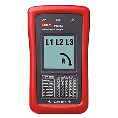Image de UNI T UT261A Phase Sequence Tester Lack Meter Motor Rotation Indicator AC 40 700V 90 600V (UT261A)