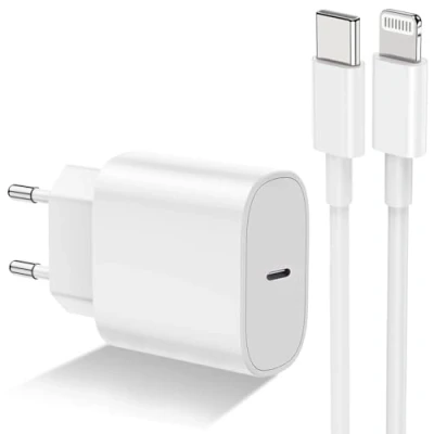 Image de Chargeur Rapide pour iPhone 14 13 12 11, certifié Apple MFi 20 W USB C Adaptateur de Courant Prise Original 2 m Câble 14/13/12/11/XS Max/XR/SE/iPad