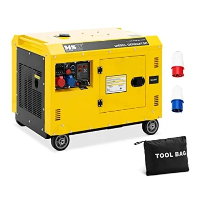 Image de MSW AVR 8500S MAX EURO5 Groupe électrogène diesel 8500 W 30 L 240/400 V mobile Euro 5 electrogene