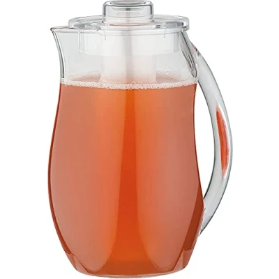 Image de APS pichet à jus de fruits/pichet eau pour boissons avec tube glacée dimensions : 13 x 19 cm, hauteur 27 volume 2,8 l