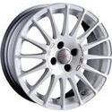 Image de OZ J17964270SWR.WRL Jante Superturismo Wrc, Largeur x Hauteur : 7x17&quot;, Entraxe (Nombre de Trous mm) 4x108, Déport 42 mm, Finition Blanc Lettre Rouge