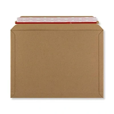 Image de Greener Route™ Lot de 25 enveloppes en carton A4+ enforcées ondulé 248 x 345 40 mm Ultra résistantes 400 g/m² Décollez et refermez pour protéger vos envoies postaux