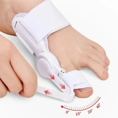 Image de Asfacuputure Hallux Valgus Attelle,Gros Orteil Orthèse,Redresseur de Gros Orteil,Ensemble Ajustable d’Orthèses,Correcteur Valgus,Réutilisable Redresseur Utiliser Jour et Nuit