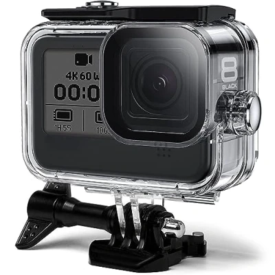 Image de FitStill Coque étanche pour GoPro Hero 8 Black 60 m Boîtier de plongée avec Support Accessoires caméra d&#039;action Go Pro Hero8