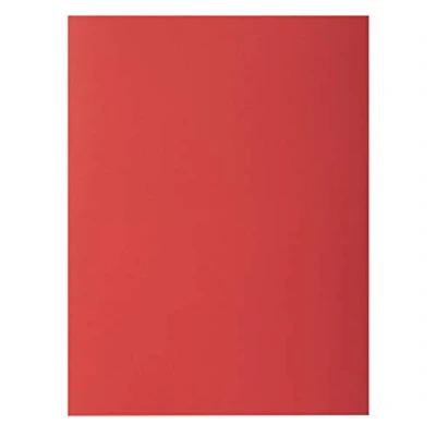 Image de Exacompta Réf. 807012E Paquet de 30 sous chemises ROCK&#039;&#039;S 80 g/m2 aux couleurs vives certifiées PEFC™ dimensions 22 x 31 cm pour format A4 couleur rouge