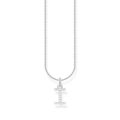 Image de THOMAS SABO Collier Lettre I en argent sterling 925 avec zircone KE2248 051 14