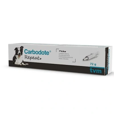 Image de TVM CARBODOTE Repeat 60 ml Complément alimentaire pour chiens, chats et petits animaux Peut contribuer à l&#039;adsorption des toxines dans le tractus intestinal Suspension