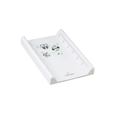 Image de Matelas plan à langer luxe pour bébé 50 X 70 cm, Motif:Chouette blanc