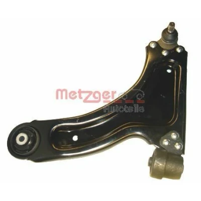 Image de METZGER 58004901 Bras de suspension avec rotule suspension, support en caoutchouc Essieu avant gauche, inférieur barre oscillant transversal