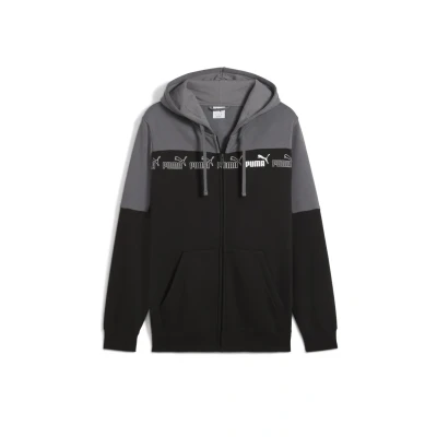 Image de Puma Around THE Block Sweat zippé, Homme, Taille: Small, Cool dark gray