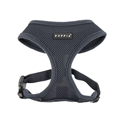 Image de Puppia Soft Harnais A pour Chien Gris Taille M