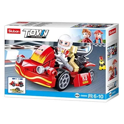 Image de Sluban Town Karting, M38 B0899, Multicolore