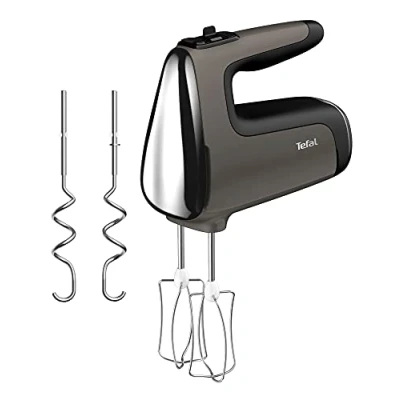 Image de Tefal HT650T Powermix Silence Batteur à main, puissant et silencieux, 600W, vitesse variable fonction turbo