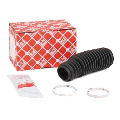 Image de FEBI BILSTEIN 12647 Jeu de joints soufflets, direction Caoutchouc Essieu avant gauche, droit avec graisse colliers BMW: 3 Compact
